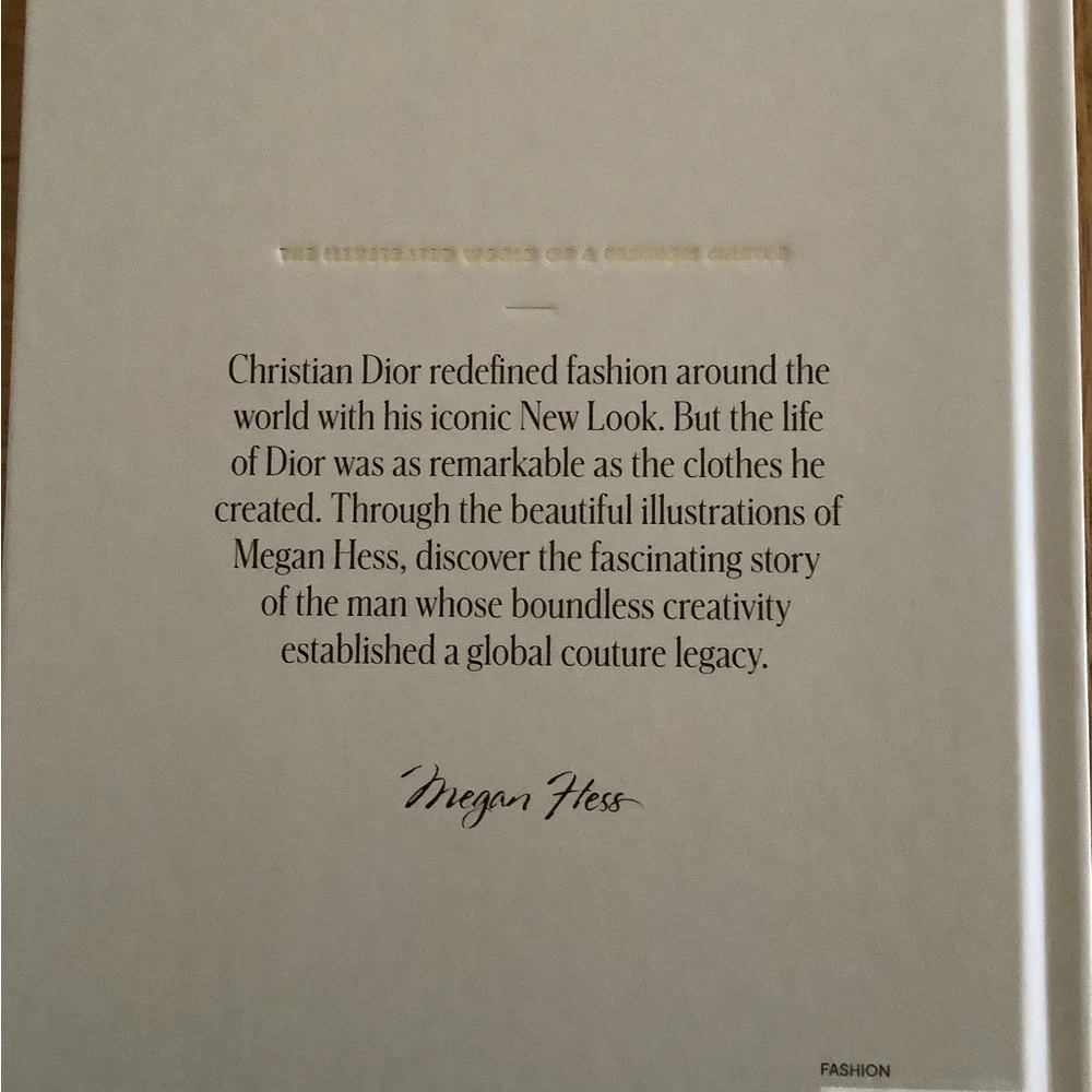“Christian Dior”-Megan Hess. Hardcover Coffee Table Book. - Picture 6 of 6